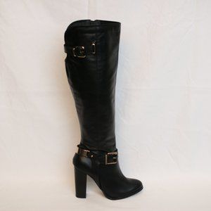 NWOT Brantingham Black Leather Boots by Aldo